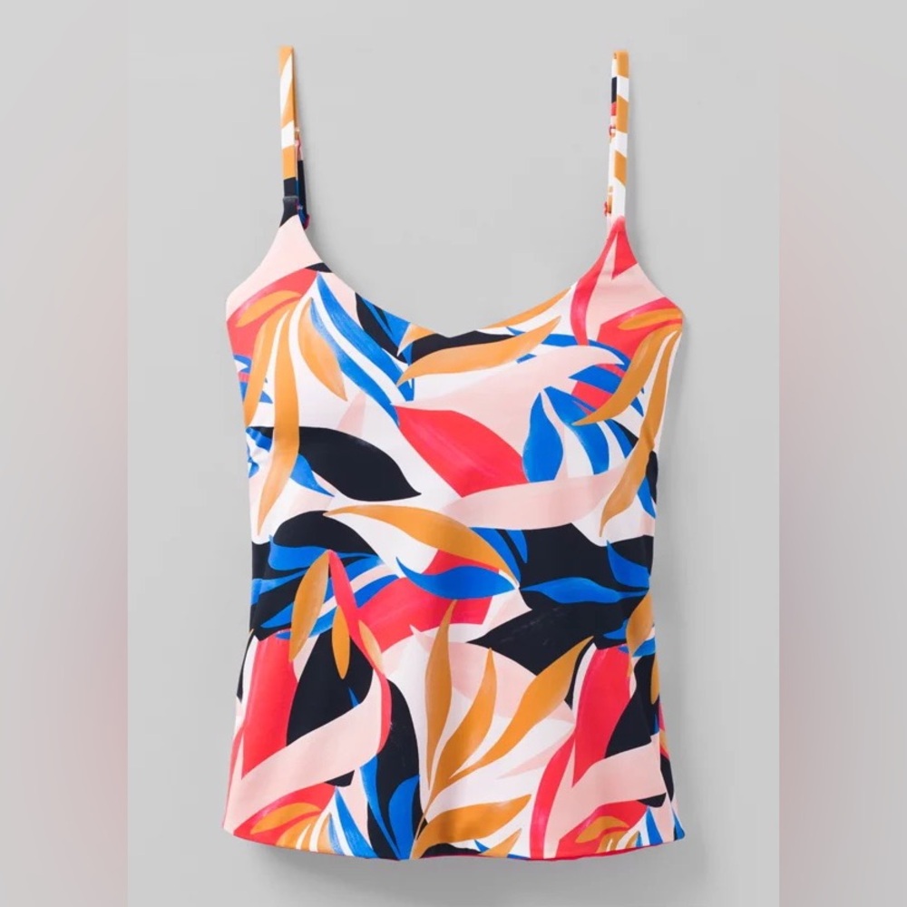NWT! prAna Jess Reversible Tankini Tropics (XL)
